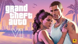 GTA VI کا لوگو اور Rockstar Games کا برانڈ