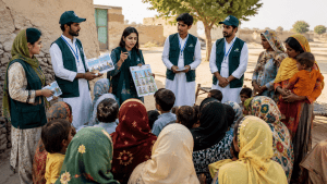 وفاقی وزیر برائے منصوبہ بندی احسن اقبال قومی مکالمے کے اختتامی سیشن میں خطاب کر رہے ہیں