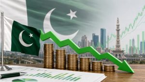 پاکستانی بجٹ خسارے اور مالیاتی اعداد و شمار کا نمائندہ گراف