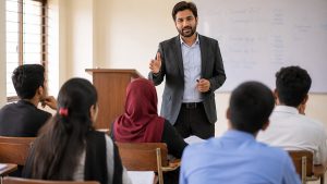 پنجاب کے ایک سرکاری کالج کا کلاس روم
