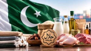 مالیاتی وزیر محمد اورنگزیب اور اسلامی چیمبر کے سیکریٹری جنرل شیخ یوسف حسن خلوی کی ملاقات