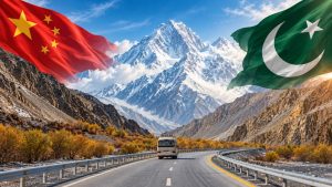 وفاقی وزیر خزانہ محمد اورنگ زیب اور سلک روڈ فنڈ کے نمائندے ملاقات کر رہے ہیں
