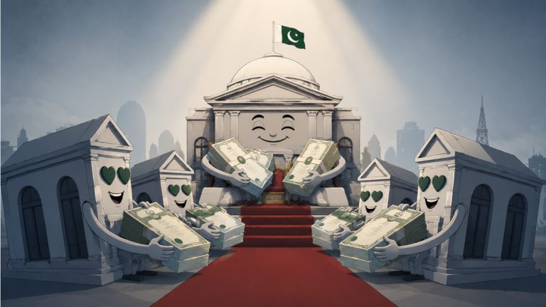 اسٹیٹ بینک کے گورنر جمیل احمد پاکستان بینکنگ ایوارڈز 2026 میں تقریر کرتے ہوئے