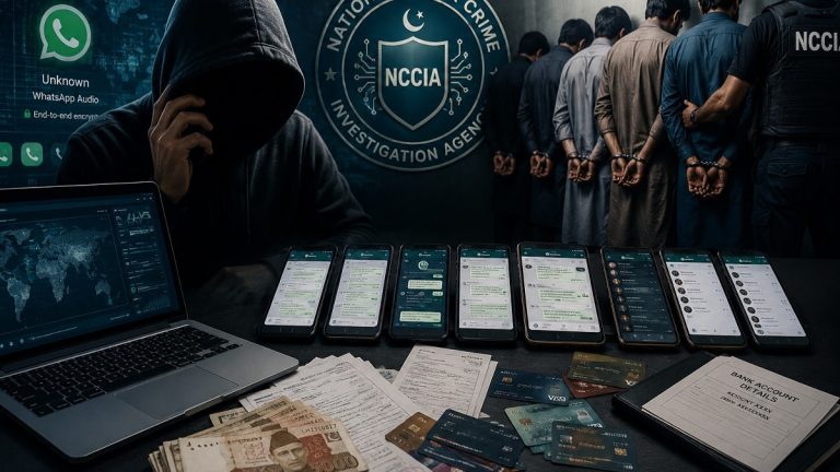 اسلام آباد کے جی-8 میں کال سینٹر کی عمارت کا بیرونی منظر