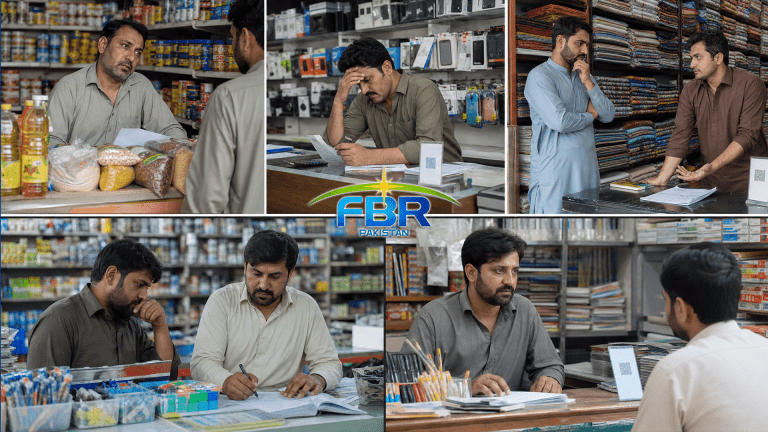 فیڈرل بورڈ آف ریونیو ہیڈکوارٹرز میں چھوٹے دکانداروں کے لیے آگاہی سیشن اور ڈیجیٹل سسٹم کی ڈیمونسٹریشن