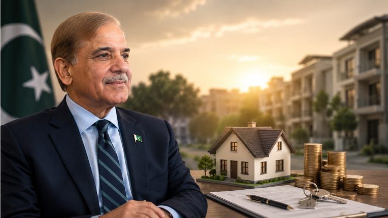 بینک کے سامنے رہائشی مکان اور قرض کی دستاویزات