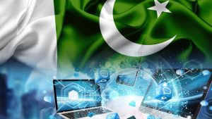 کمپیوٹر اسکرین پر ڈیجیٹل ڈیٹا اور کوڈ کی تصویری نمائندگی