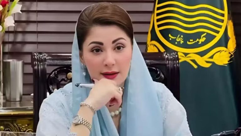 وزیرِاعلیٰ پنجاب مریم نواز شریف کی تصویر