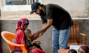 بچوں کی غذائیت اور اسٹنٹنگ پر کانفرنس کا بینر