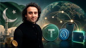 ہانگ کانگ میں بٹ کوائن ایشیا کانفرنس میں بولتے ہوئے بلال بن ساقب
