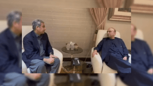 صدر آصف علی زرداری اور وزیر داخلہ محسن نقوی لندن میں ملاقات کر رہے ہیں
