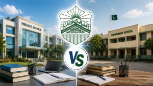 بائیس لاہور 9ویں جماعت کے رزلٹ گزیٹ اور امتحانی کاغذات کی میز پر تصویر