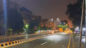 جہانگیر روڈ کی نئی پکی سڑک، مرمت شدہ فٹ پاتھ اور شمسی روشنی کے ستون