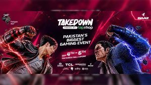 پیکیجز مال میں ایونٹس کے لیے تیار کی جا رہی جگہ کی تصویر