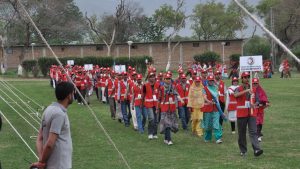 پاکستان ریڈ کریسنٹ سوسائٹی کے رضاکار پروگرام کے اعلان کا پیغام