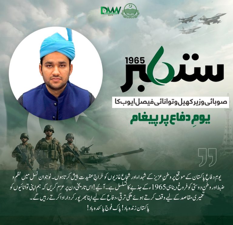 صوبائی وزیرِ کھیل و توانائی فیصل ایوب