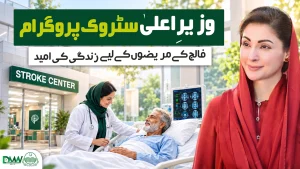وزیرِاعلیٰ پنجاب مریم نواز شریف کی ہدایت پر فعال کیا جانے والا سٹروک سینٹر نیٹ ورک