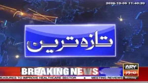 کراچی میں جماعتِ اسلامی کے امیر حافظ نعیم الرحمان پریس کانفرنس کے دوران