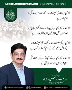 مراد علی شاہ کا عالمی یومِ کپاس پر بیان