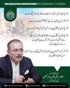 شرجیل انعام میمن پریس کانفرنس میں خطاب کرتے ہوئے