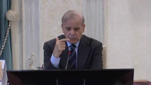 پیٹرول پمپ پر لوگوں کی قطار جہاں حکومت کی مالی مدد تقسیم ہو رہی ہے