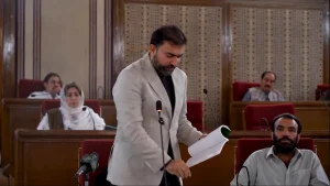 وزیراعلیٰ بلوچستان میر سرفراز بگٹی کا تصویری پورٹریٹ