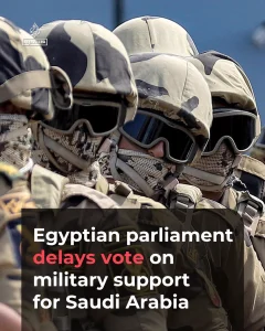 خبر: مصری پارلیمنٹ کے اجلاس کی تصویر، ووٹ ملتوی ہونے کی خبر