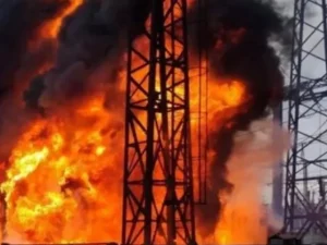 مضبوط دھواں اور تباہ شدہ توانائی انفراسٹرکچر، یوکرائن میں حملے کے بعد