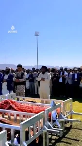 جنوبی یمن میں ہلاک ہونے والے اہلکاروں کے لیے اجتماعی نماز جنازہ