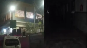 جناح اسپتال کی عمارت، ہسپتال کے داخلی راستے کا منظر