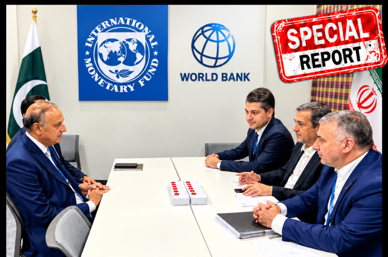 پاکستان اور ایران نے آئی ایم ایف (IMF) کے دفتر میں کن مالی اور معاشی امور پر تبادلہ خیال کیا | لمحہ نیوز